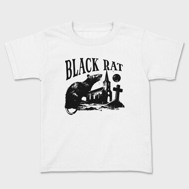 Black Rat Gothic Rodent, Tricou Copii