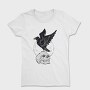 Black Raven On A Skull, Tricou Femei