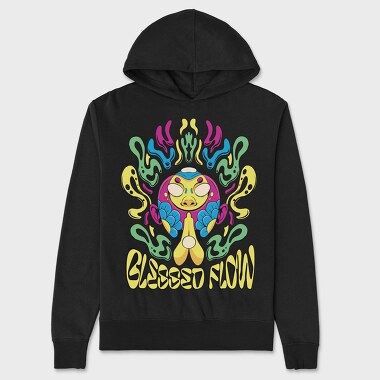 Blessed Flow Psychedelic, Hanorac Oversize Barbati (Unisex)