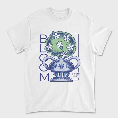 Bloom In Joy Plant Vase 08, Tricou Barbati (Unisex)