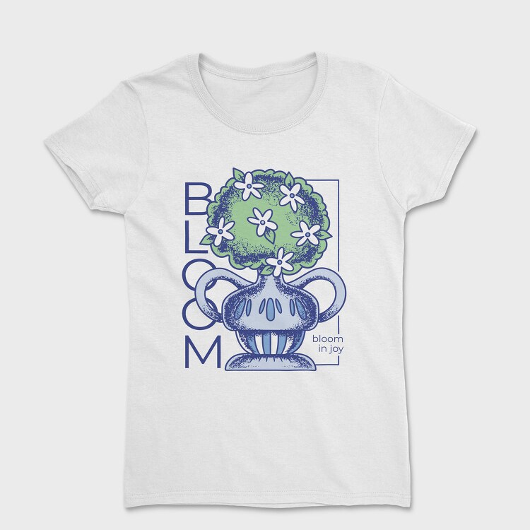 Bloom In Joy Plant Vase 08, Tricou Femei