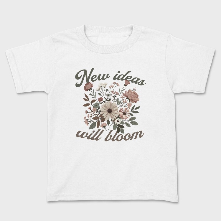 Blooming Ideas Flowers, Tricou Copii