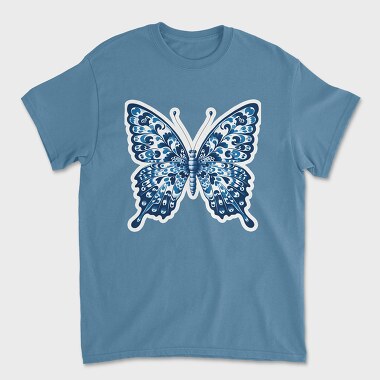 blue butterfly, Tricou Barbati (Unisex)