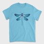 Blue Dragonfly Realistic, Tricou Barbati (Unisex)