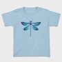 Blue Dragonfly Realistic, Tricou Copii