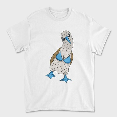 Blue Footed Booby Bird, Tricou Barbati (Unisex)