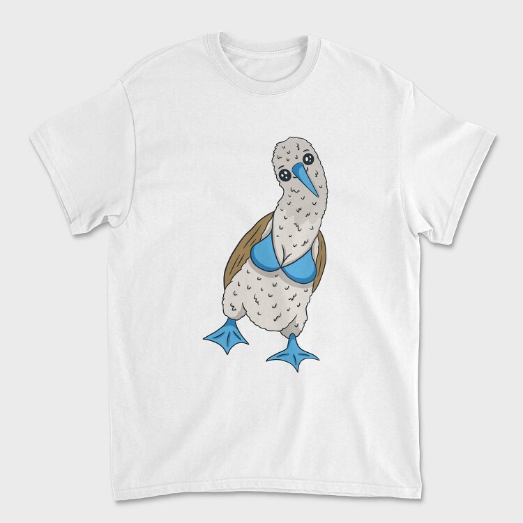 Blue Footed Booby Bird, Tricou Barbati (Unisex)