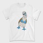 Blue Footed Booby Bird, Tricou Barbati (Unisex)
