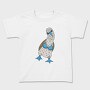 Blue Footed Booby Bird, Tricou Copii