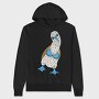 Blue Footed Booby Bird, Hanorac Oversize Barbati (Unisex)