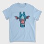 Blue Giraffe Wild, Tricou Barbati (Unisex)