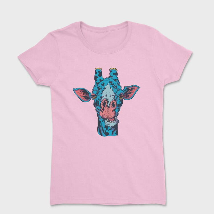 Blue Giraffe Wild, Tricou Femei