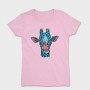 Blue Giraffe Wild, Tricou Femei