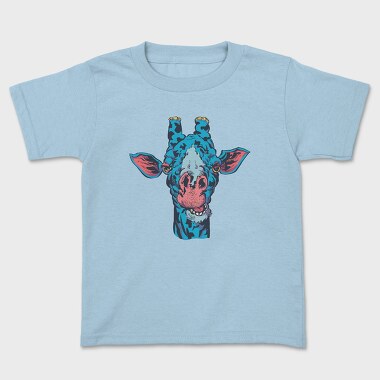 Blue Giraffe Wild, Tricou Copii