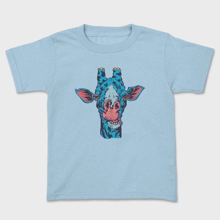 Blue Giraffe Wild, Tricou Copii