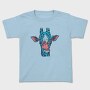 Blue Giraffe Wild, Tricou Copii