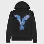 Blue Phoenix, Hanorac Oversize Barbati (Unisex)