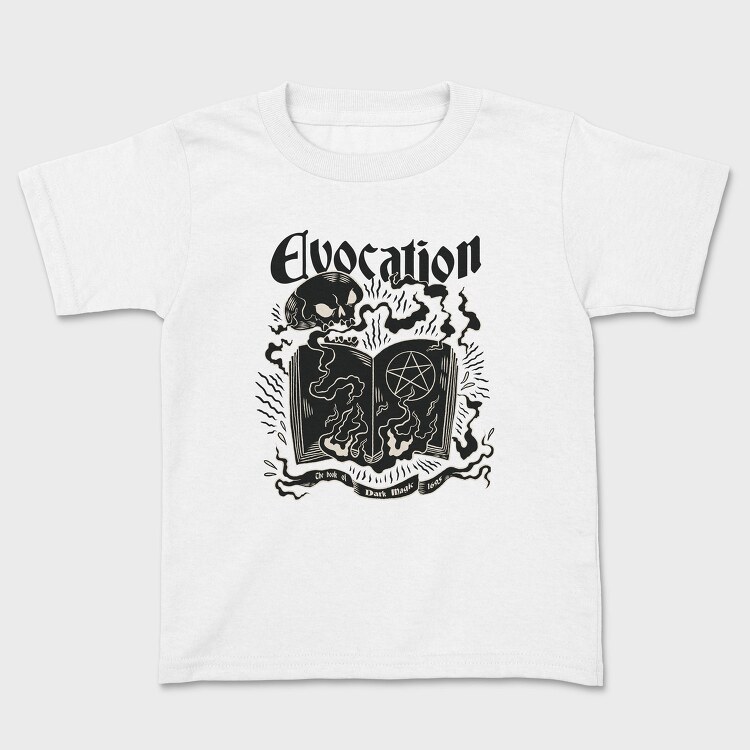 Book Of Dark Magic Witchcraft, Tricou Copii