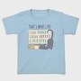 Books Cats And Coffee Pet, Tricou Copii