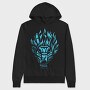 Dark Creature Demon Face Darkness, Hanorac Oversize Barbati (Unisex)