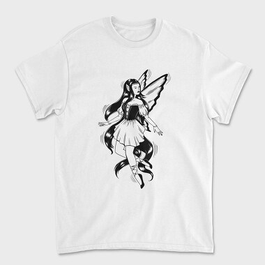 Dark Fairy Creature Hand Drawn, Tricou Barbati (Unisex)