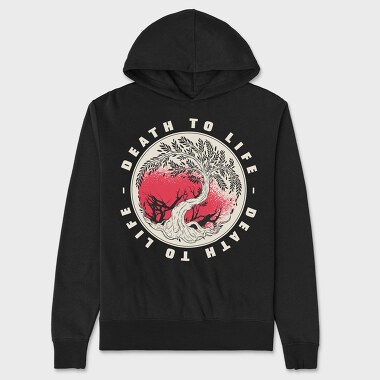 Death To Life, Hanorac Oversize Barbati (Unisex)