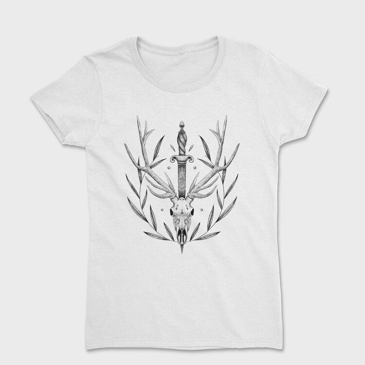 Deer Skull Sword, Tricou Femei