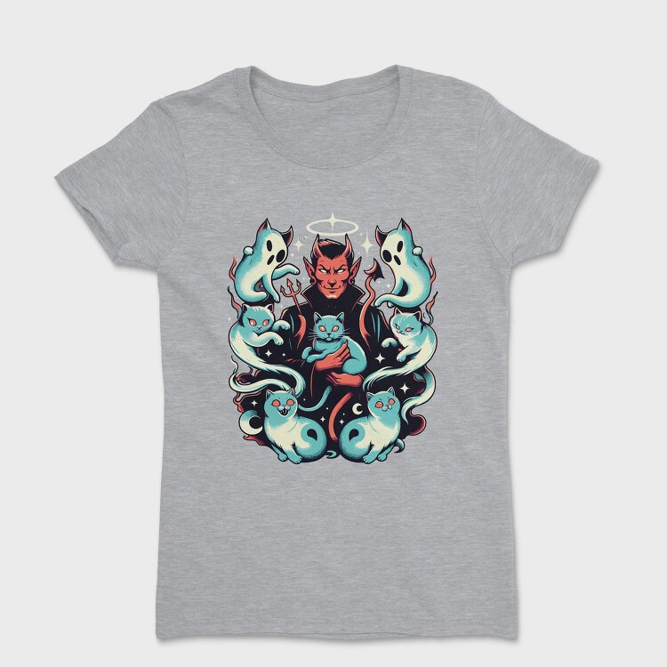 Devil And Ghost Cats, Tricou Femei