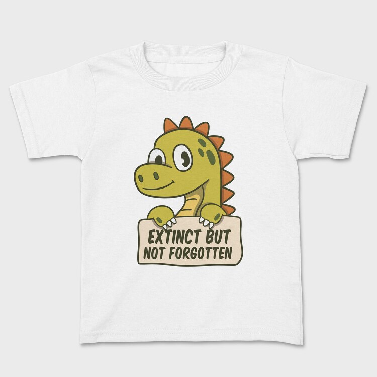 Dinosaur Conservation Extinct Dino Nc, Tricou Copii