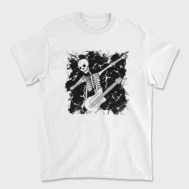 Dabbing Guitarrist Skeleton Dab Skeleton Guitar, Tricou Barbati (Unisex)