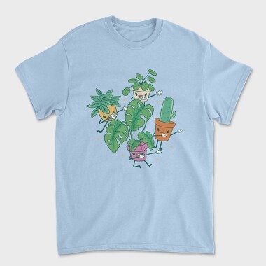 Dabbing Plants Cute, Tricou Barbati (Unisex)