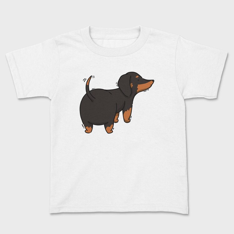 Dachshund Dog, Tricou Copii