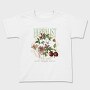 Flowers And Leaves Nature Cottagecore Herbology, Tricou Copii