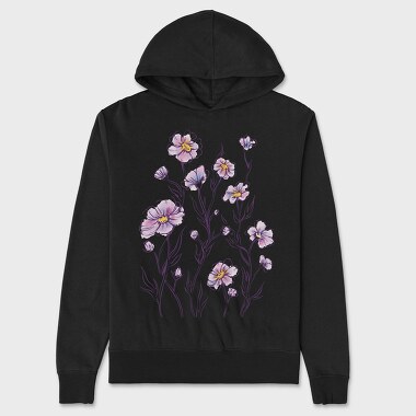 Flowers Watercolor Tote, Hanorac Oversize Barbati (Unisex)