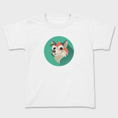 Fox Face Icon, Tricou Copii