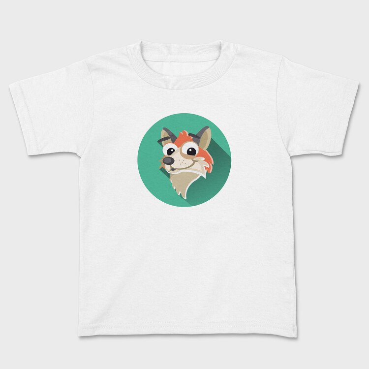 Fox Face Icon, Tricou Copii