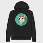 Fox Face Icon, Hanorac Oversize Barbati (Unisex)