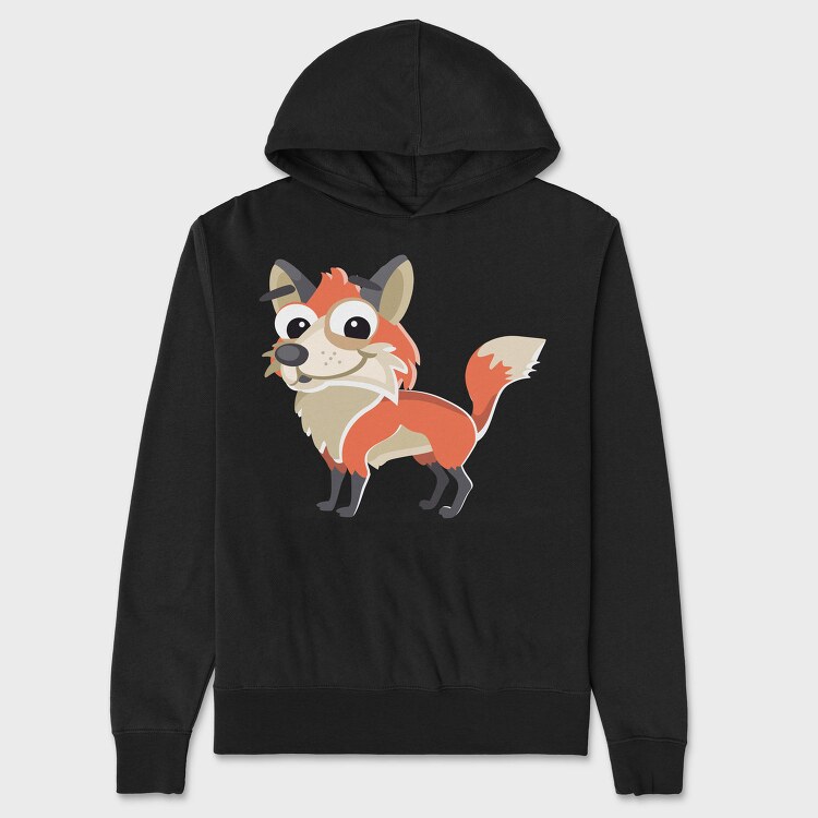 Fox Tail Twist, Hanorac Oversize Barbati (Unisex)