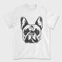 French Bulldog, Tricou Barbati (Unisex)