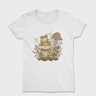 Frog And Mushrooms On, Tricou Femei