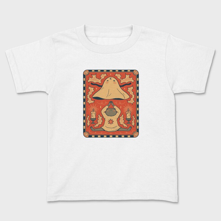 Frog Animal And Ghost Cartoon, Tricou Copii