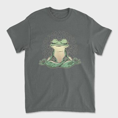 Frog Doing Yoga, Tricou Barbati (Unisex)