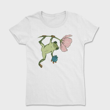 Frog Flower Snack, Tricou Femei