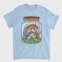 Frog In Mason Jar Nature, Tricou Barbati (Unisex)