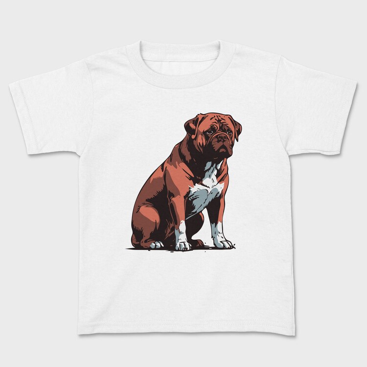 Bordeaux Mastiff Dog, Tricou Copii