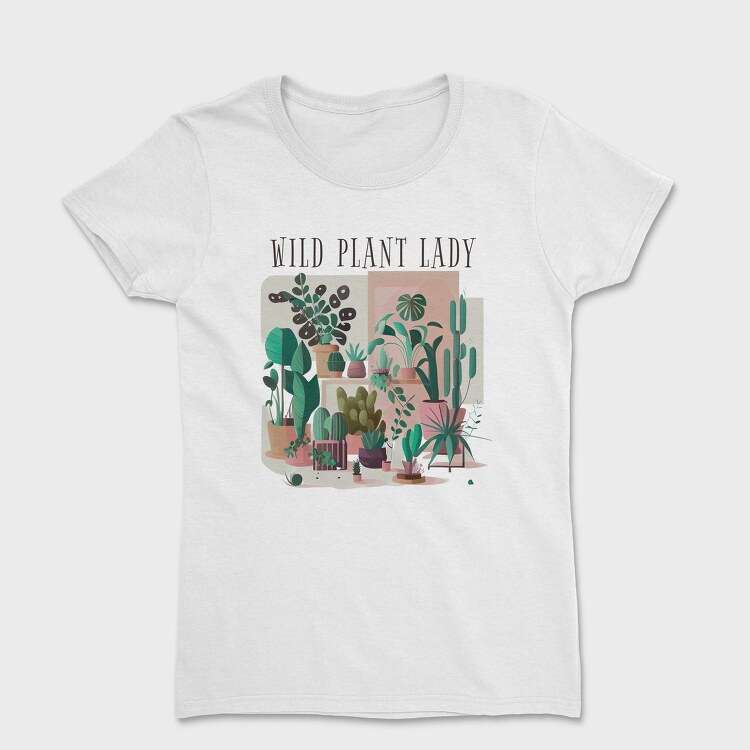 Botanical Wild Plant Lady, Tricou Femei