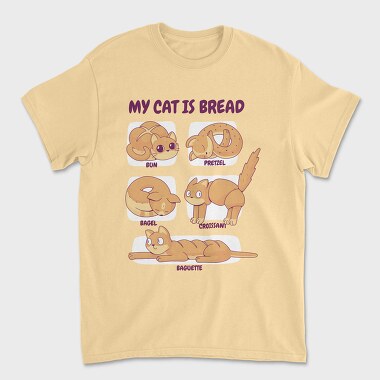 Bread Cat, Tricou Barbati (Unisex)