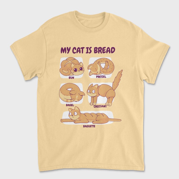 Bread Cat, Tricou Barbati (Unisex)