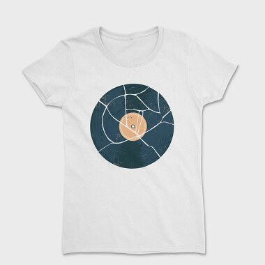 Broken Vinyl Retro, Tricou Femei