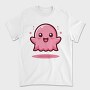 Bubbly Pink Ghost, Tricou Barbati (Unisex)